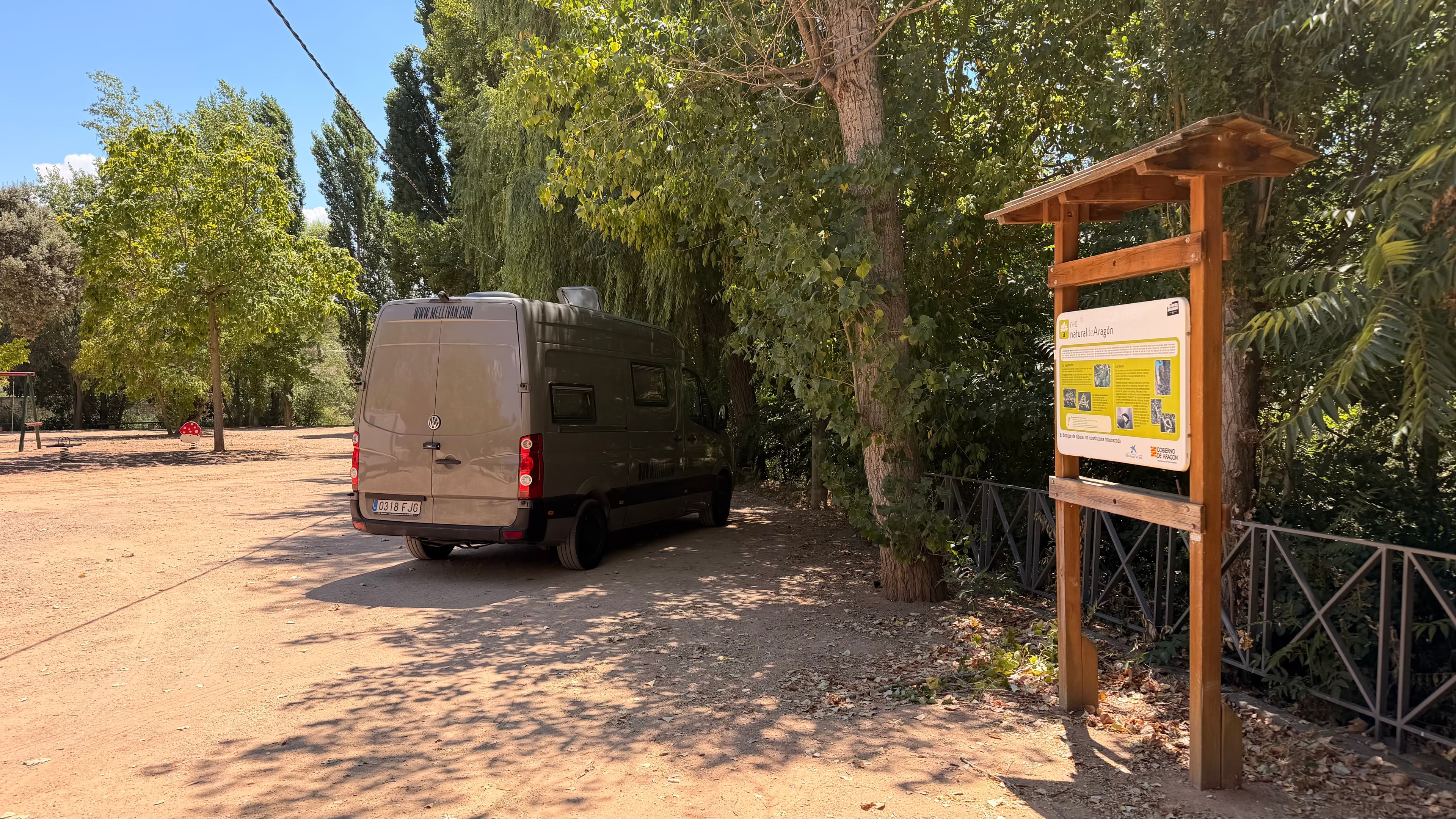 Día 2 rumbo a Portugal – Taller en Zaragoza y área de Ariza